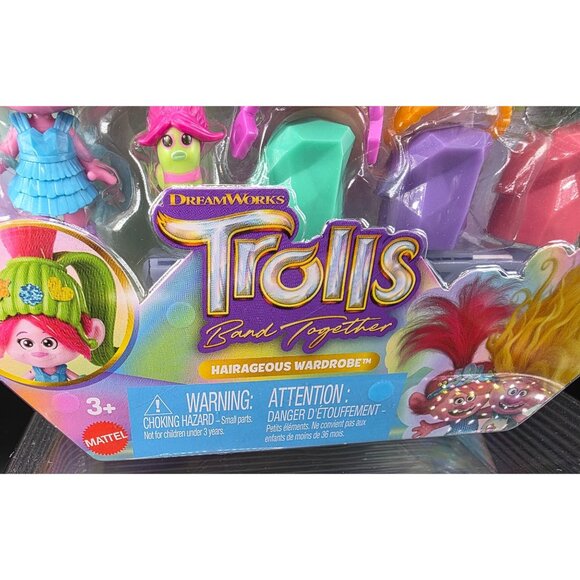 DreamWorks Trolls Band Together Hairageous Wardrobe Playset - Picture 6 of 10